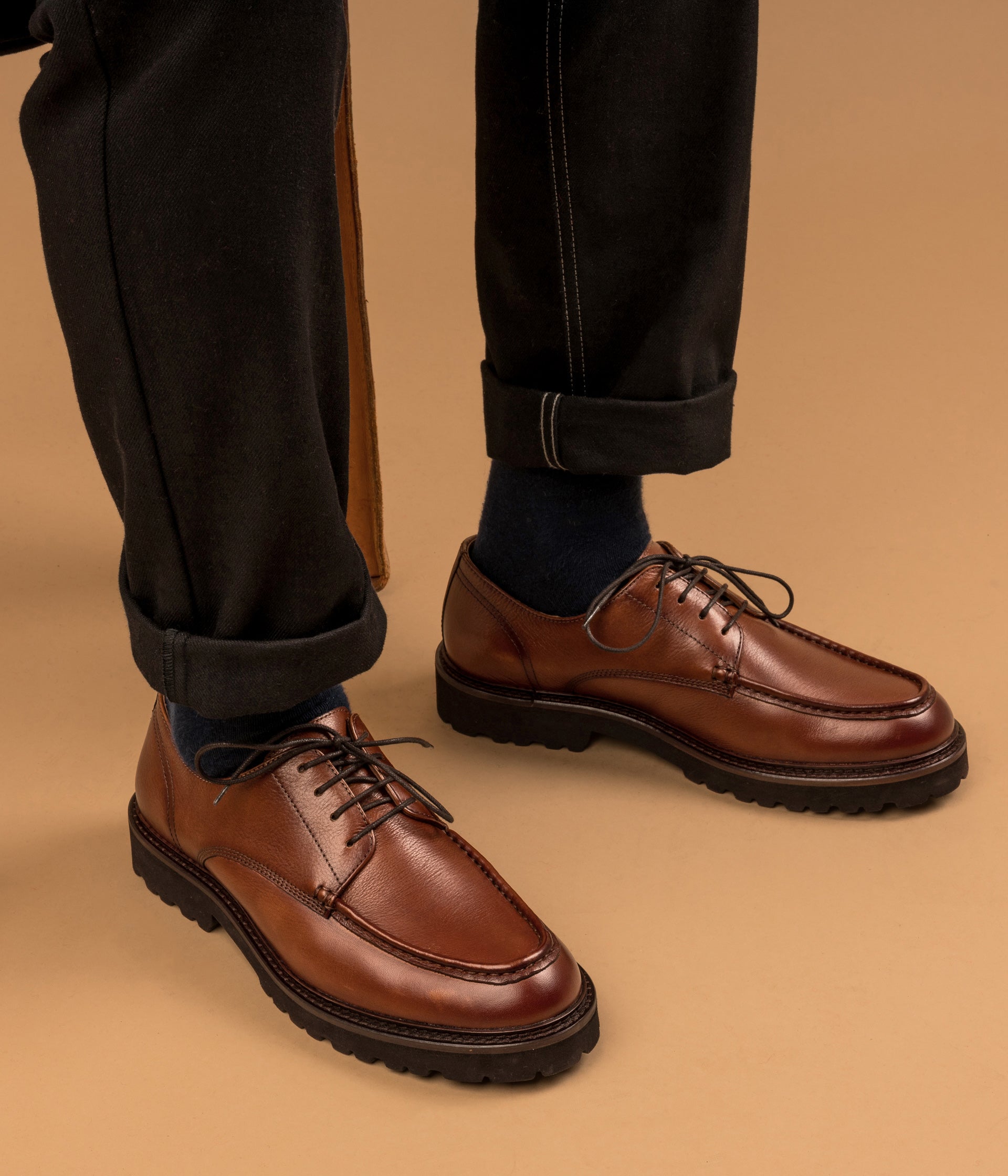 DERBY GIOVANI COGNAC