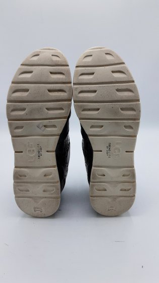 SNEAKERS NOIR UGG EN CUIR DE SECONDE MAIN
