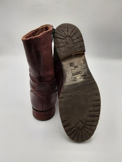Bottines CHIPIE bordeaux de seconde main