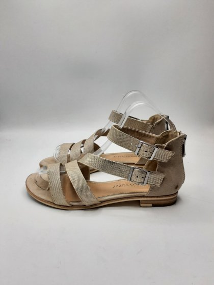 Nu-pieds marco Tozzi beige de seconde main