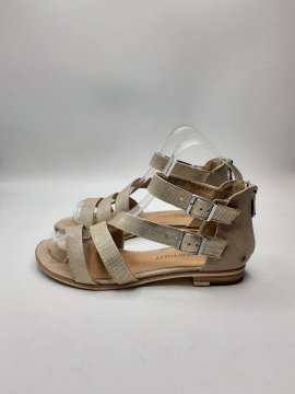 Nu-pieds marco Tozzi beige de seconde main