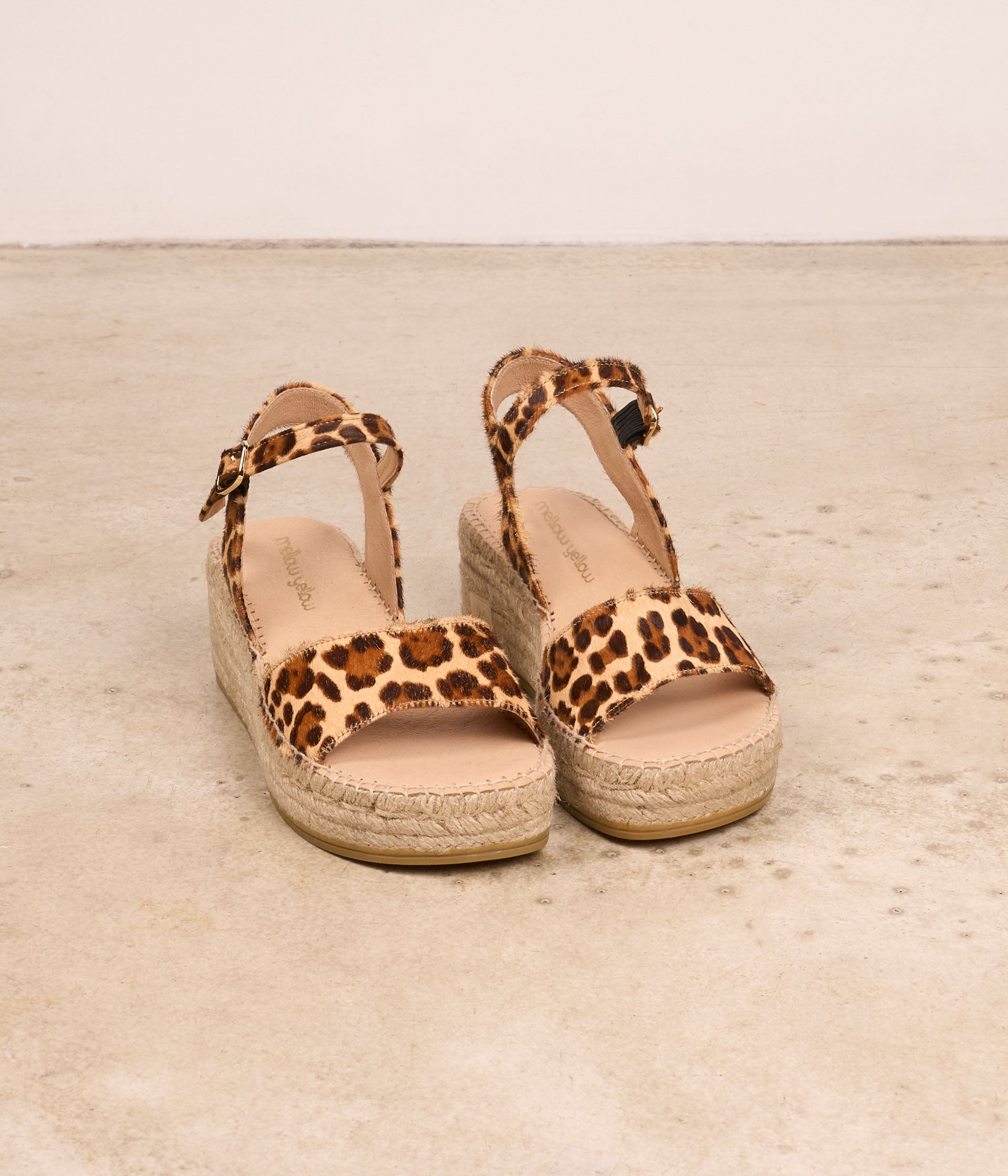 SANDALE À TALON IVANKA LEOPARD