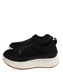 Sneakers à plateforme noir textile ERAM T39 de seconde main