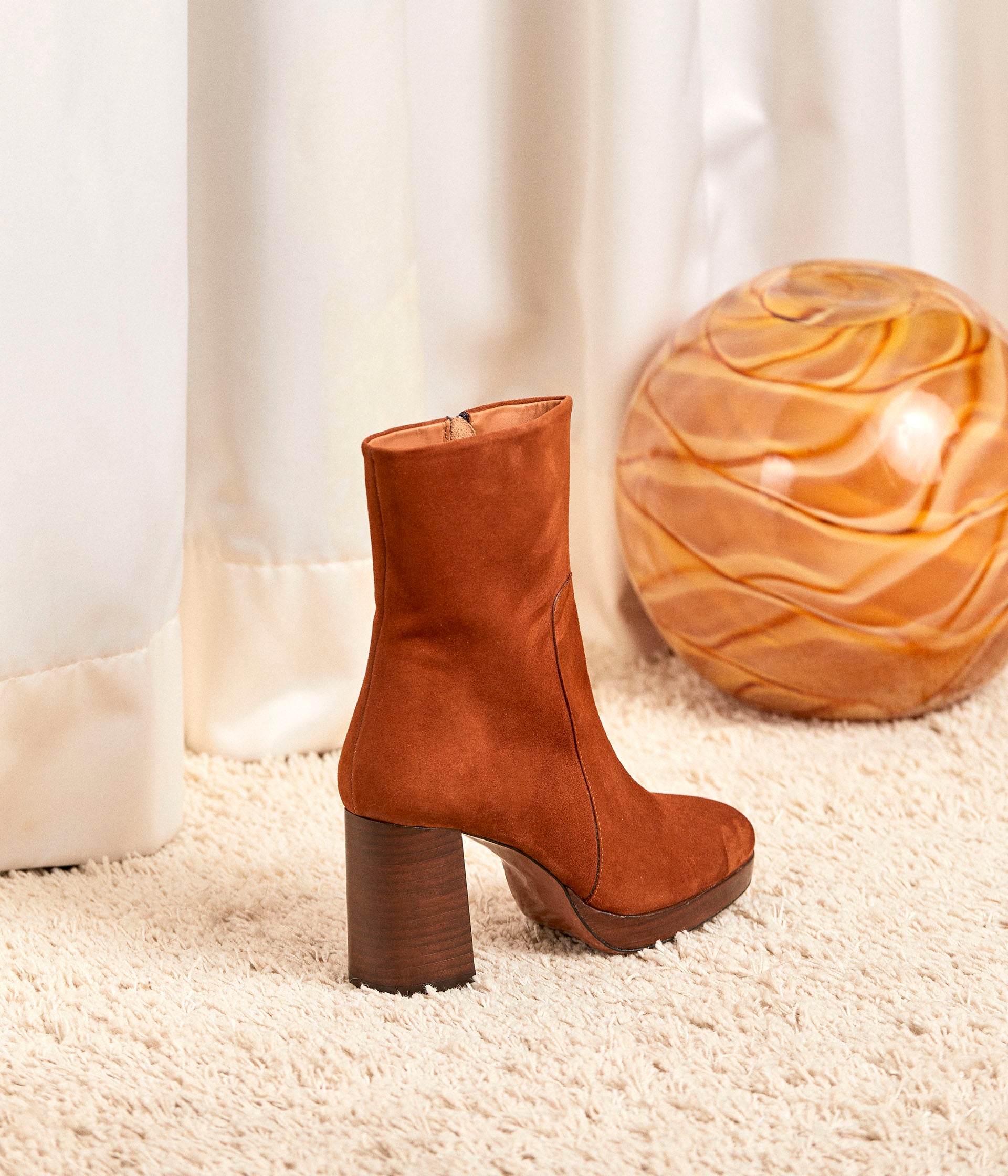 BOOTS LEONTINE COGNAC