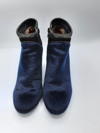 boots vanessa wu bleu marine de seconde main
