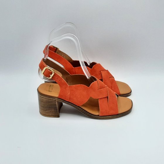 Sandales Eram orange de seconde main
