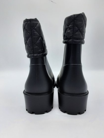 Bottines de pluie ERAM noires de seconde main