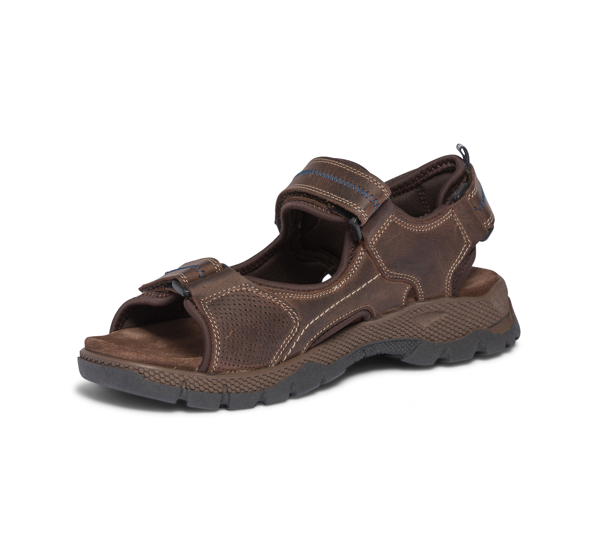 Sandale marron en cuir
