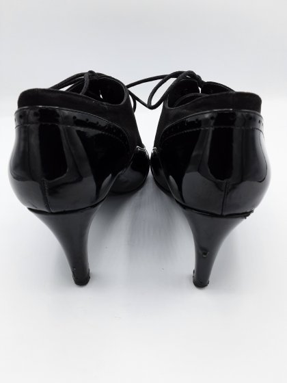chaussures d'occasion noires vernies