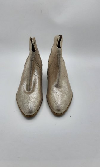 Bottines doré à Talon