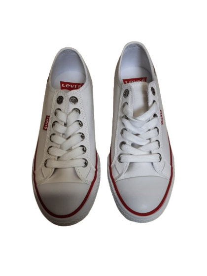 Tennis toile blanche LEVIS T.37 de seconde main