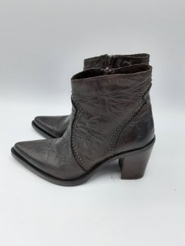 boots marron de seconde main