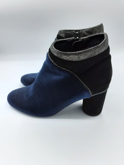 boots vanessa wu bleu marine de seconde main