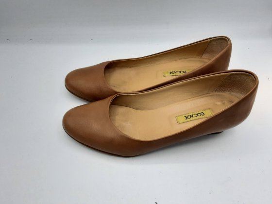 escarpin bocage beige de seconde main