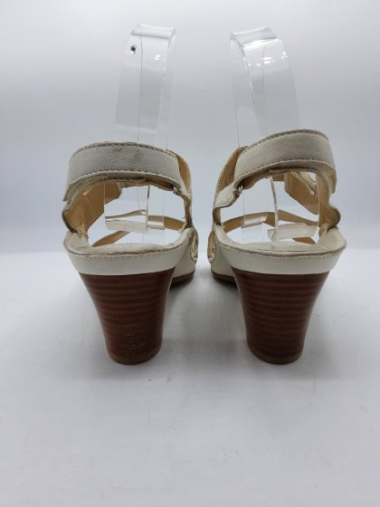 Sandales à talons SCHOLL blanches de seconde main