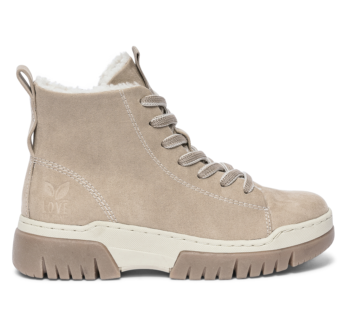 Boots beige beige fourrée