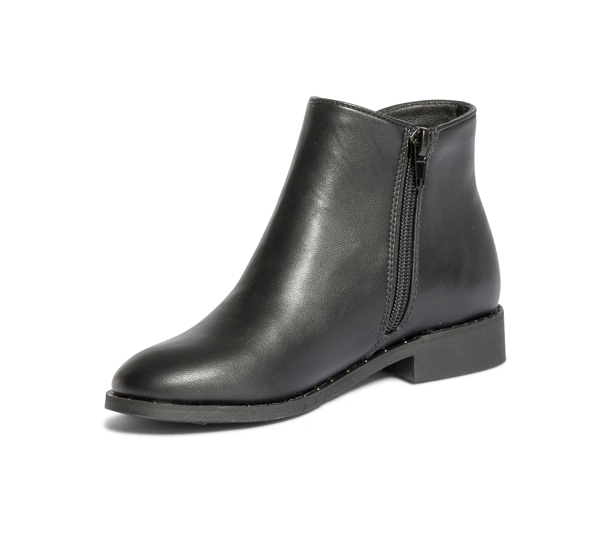 Boots noir avec clous et rivets étoiles