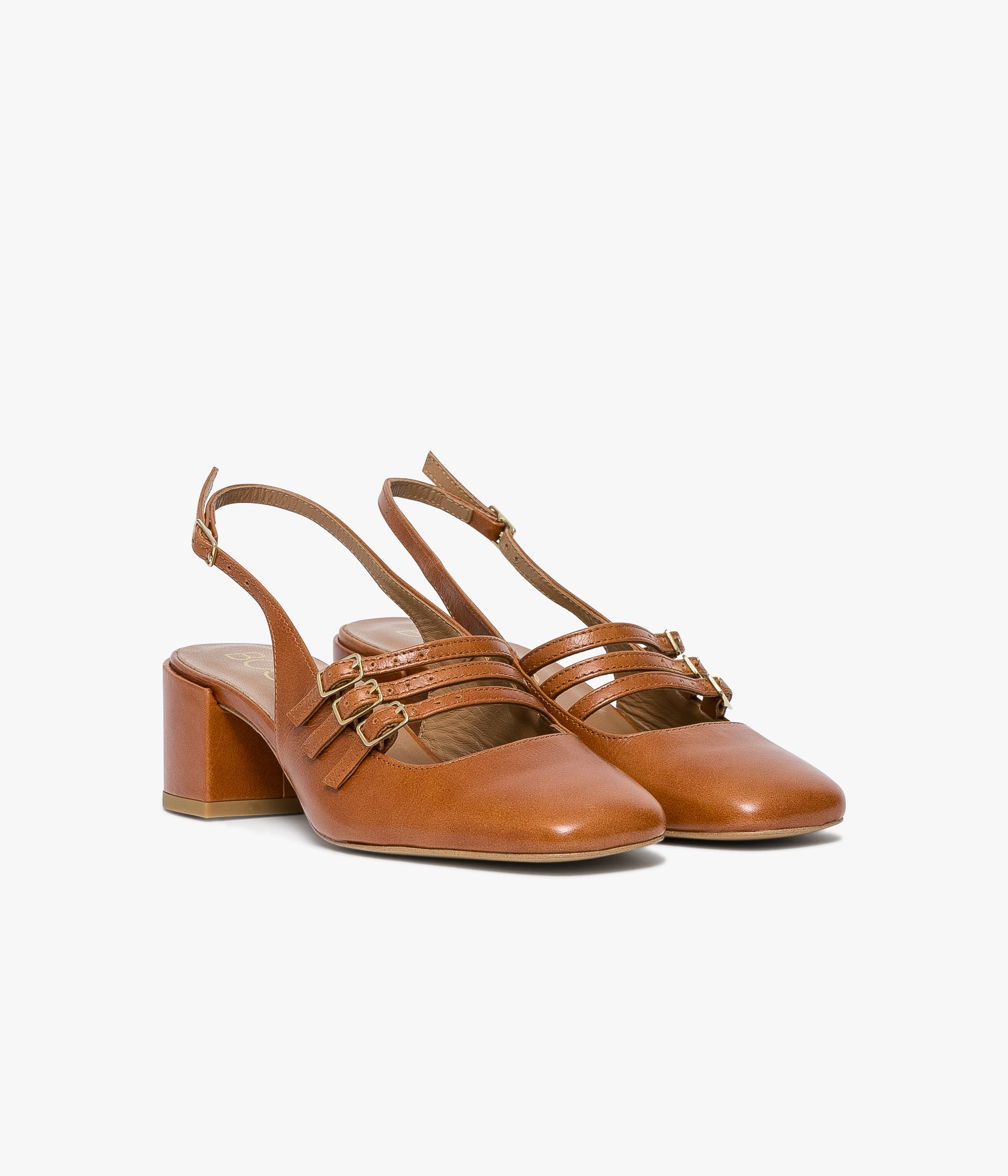 SLINGBACK DEMI CAMEL