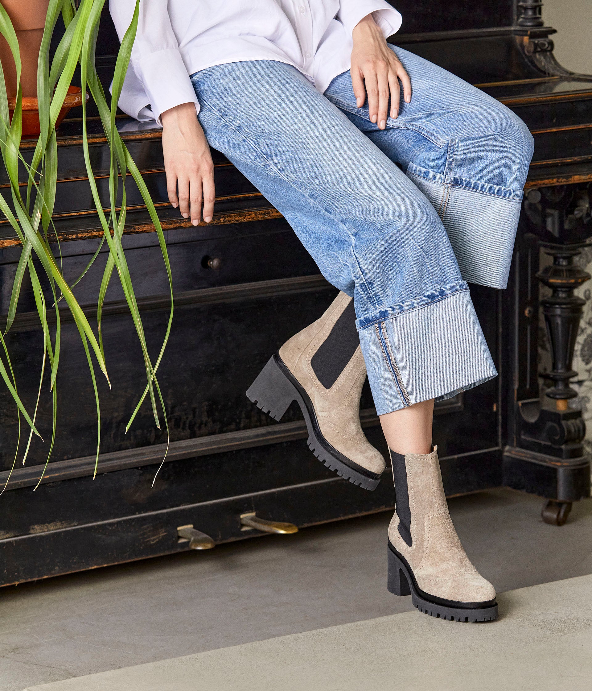 BOOTS LILIANE TAUPE