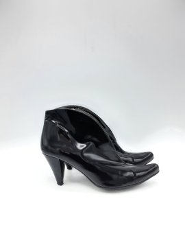 bottine noire talon de seconde main