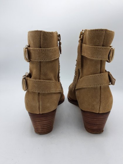 Bottines ZARA BASIC COLLECTION beiges de seconde main