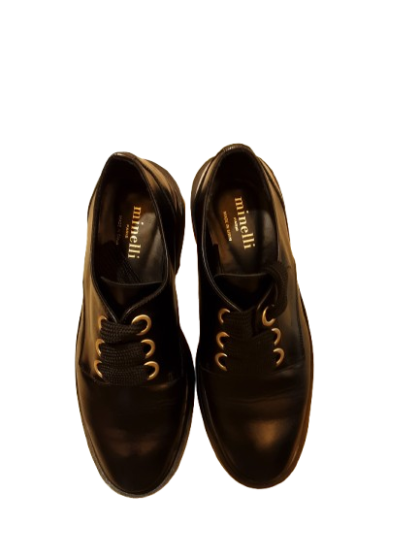 Derbies noir en cuir Minelli  De Seconde Main