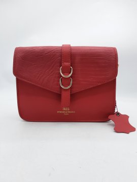 Sac INES BY INES DE LA FRESSANGE rouge de seconde main