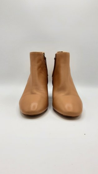 Bottines Bocage en cuir lisse et nubuck