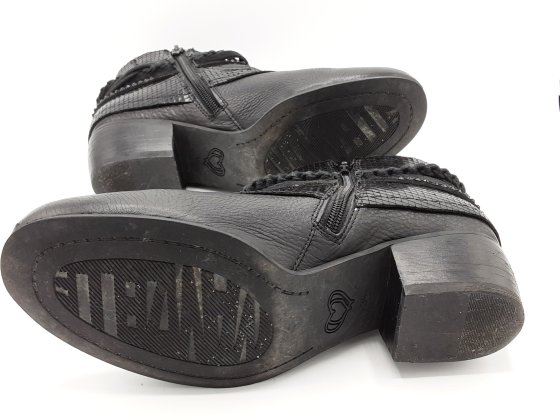 Bottines noir de seconde main