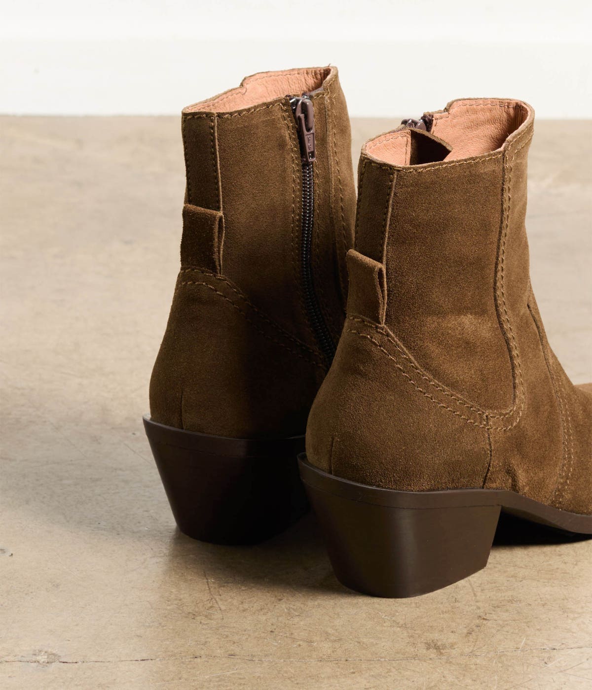 BOOTS À TALON DALLAS TAUPE