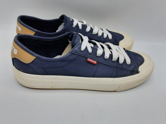 Baskets en toile LEVI'S marine de seconde main