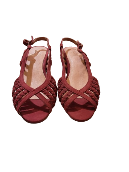 ESCARPIN SLINGBACK TERRACOTA ERAM DE SECONDE MAIN