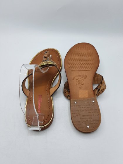 Nu-pieds LES TROPEZIENNES camel de seconde main