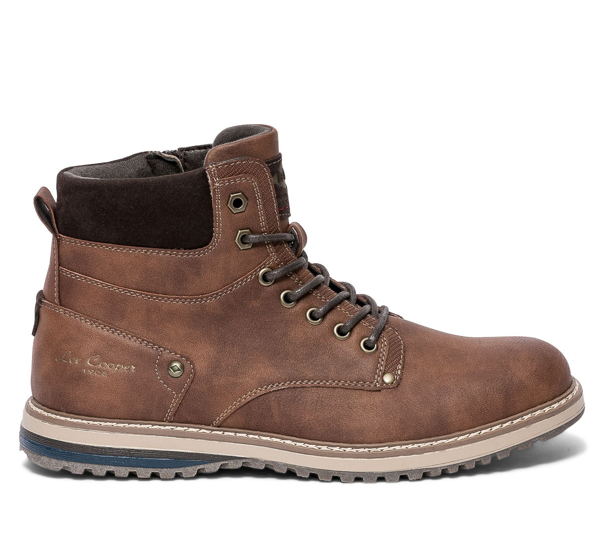 Boots à lacet LEE COOPER noisette