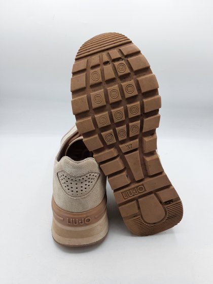 Baskets plateformes LIU JO beiges de seconde main