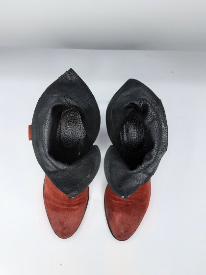 Bottines rouge de seconde main