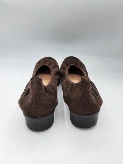 Ballerines compensées HIRIKA marron de seconde main