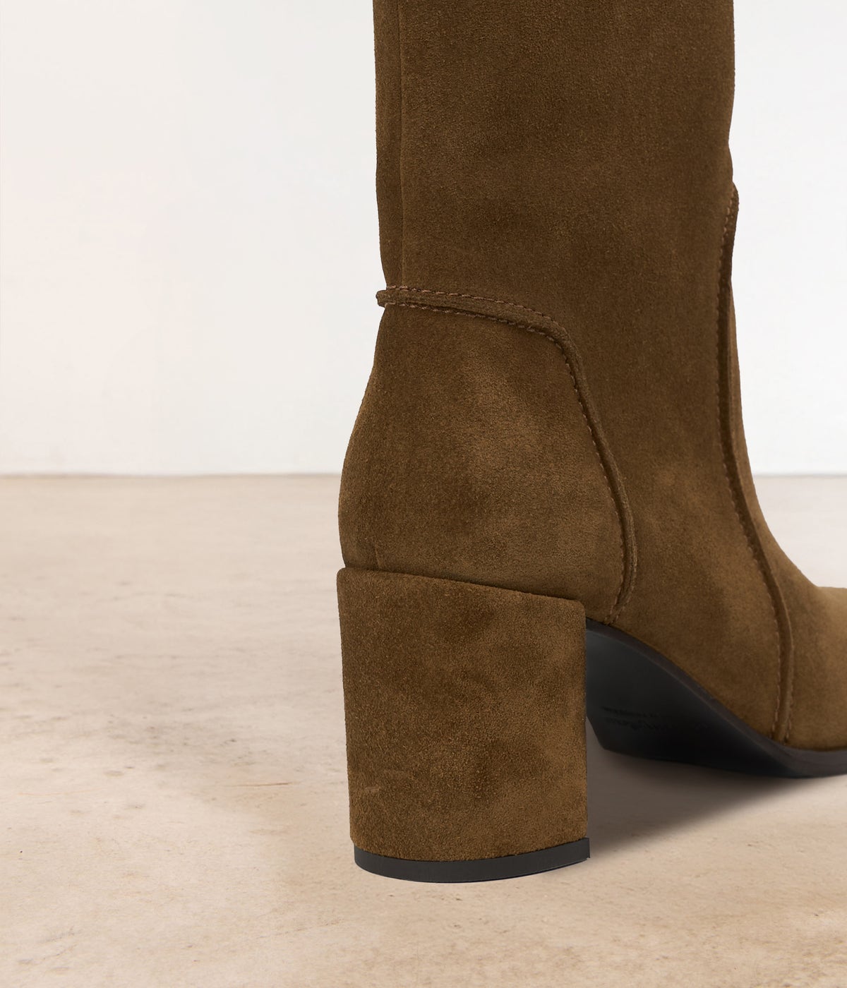 BOOTS À TALON ULYSSE TABAC