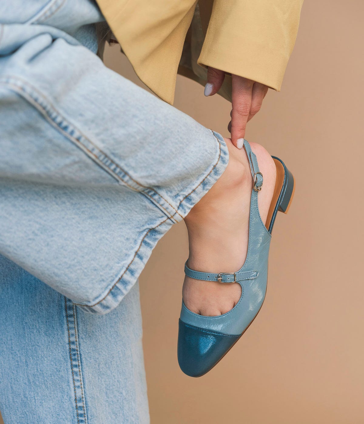 SLINGBACK SWANN BLEU GLACIER