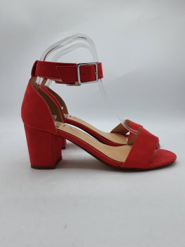 Sandales à talons WOMAN BY GEMO rouges de seconde main