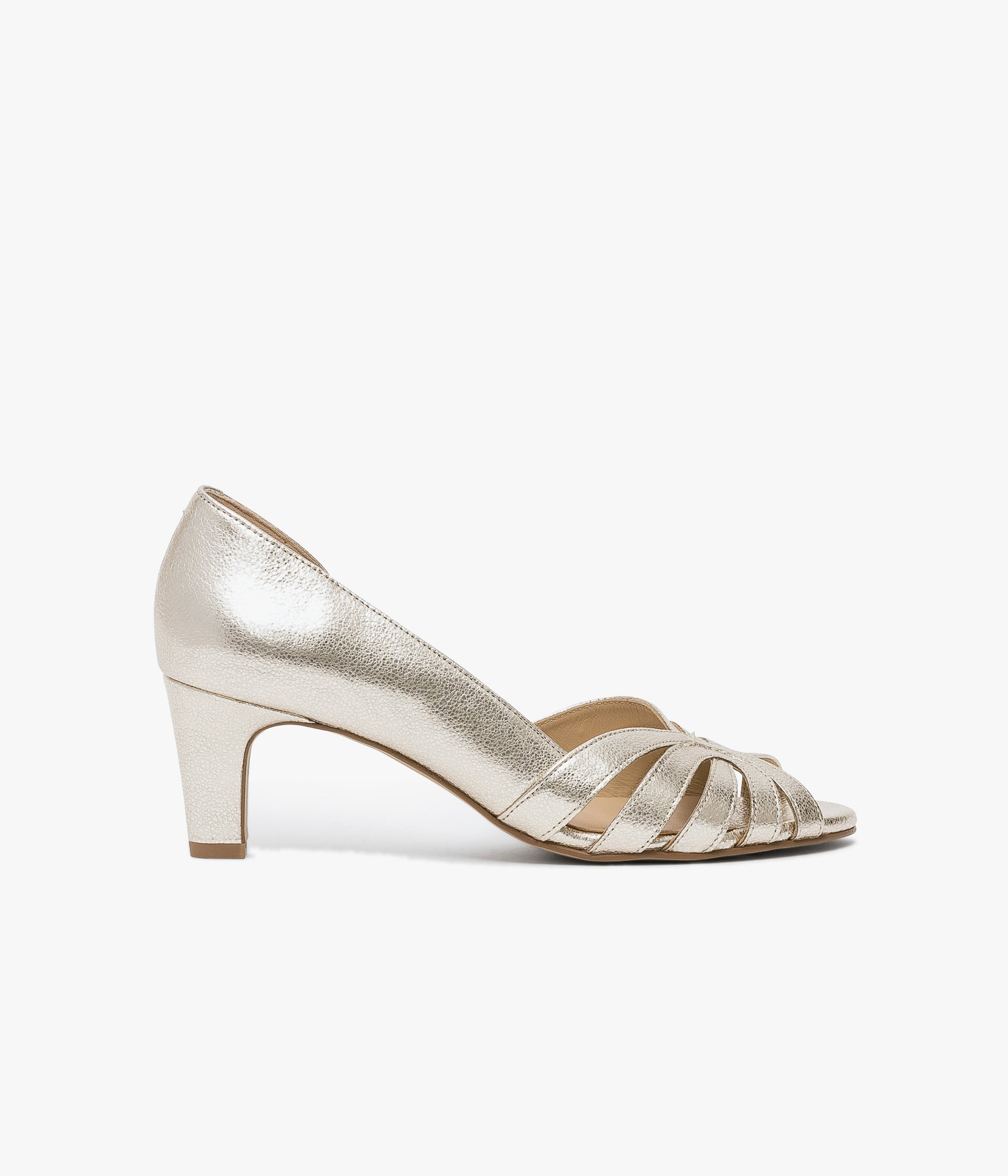 SANDALE DALMON PLATINE