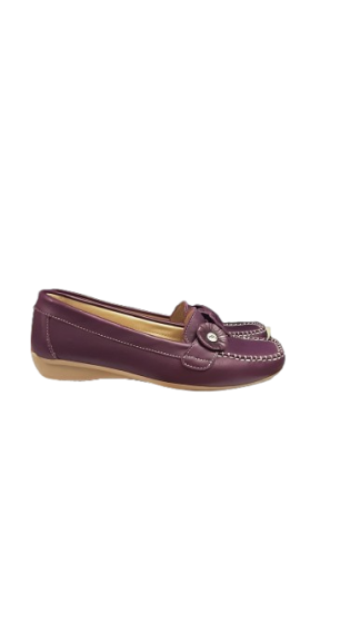 mocassin aubergine pointure 36