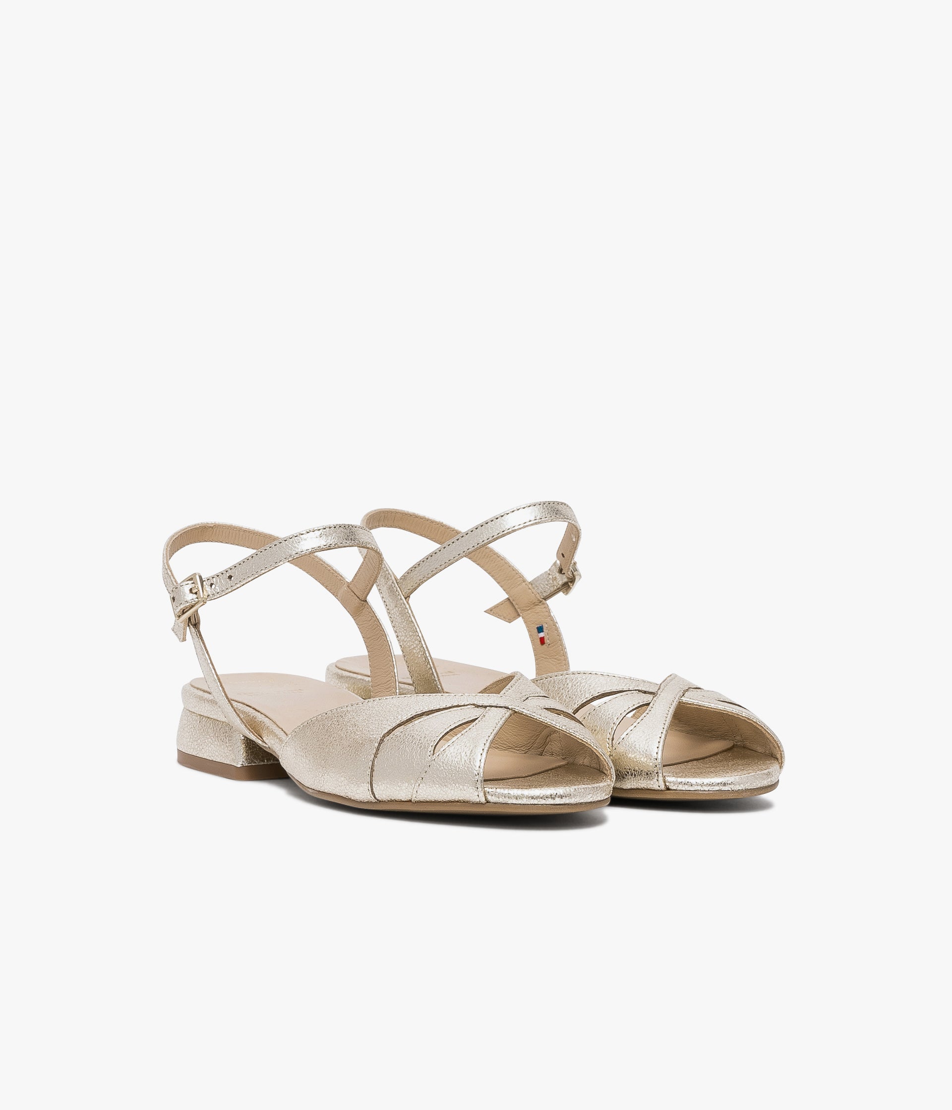 SANDALE GIULIA PLATINE