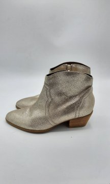 Bottines doré à Talon