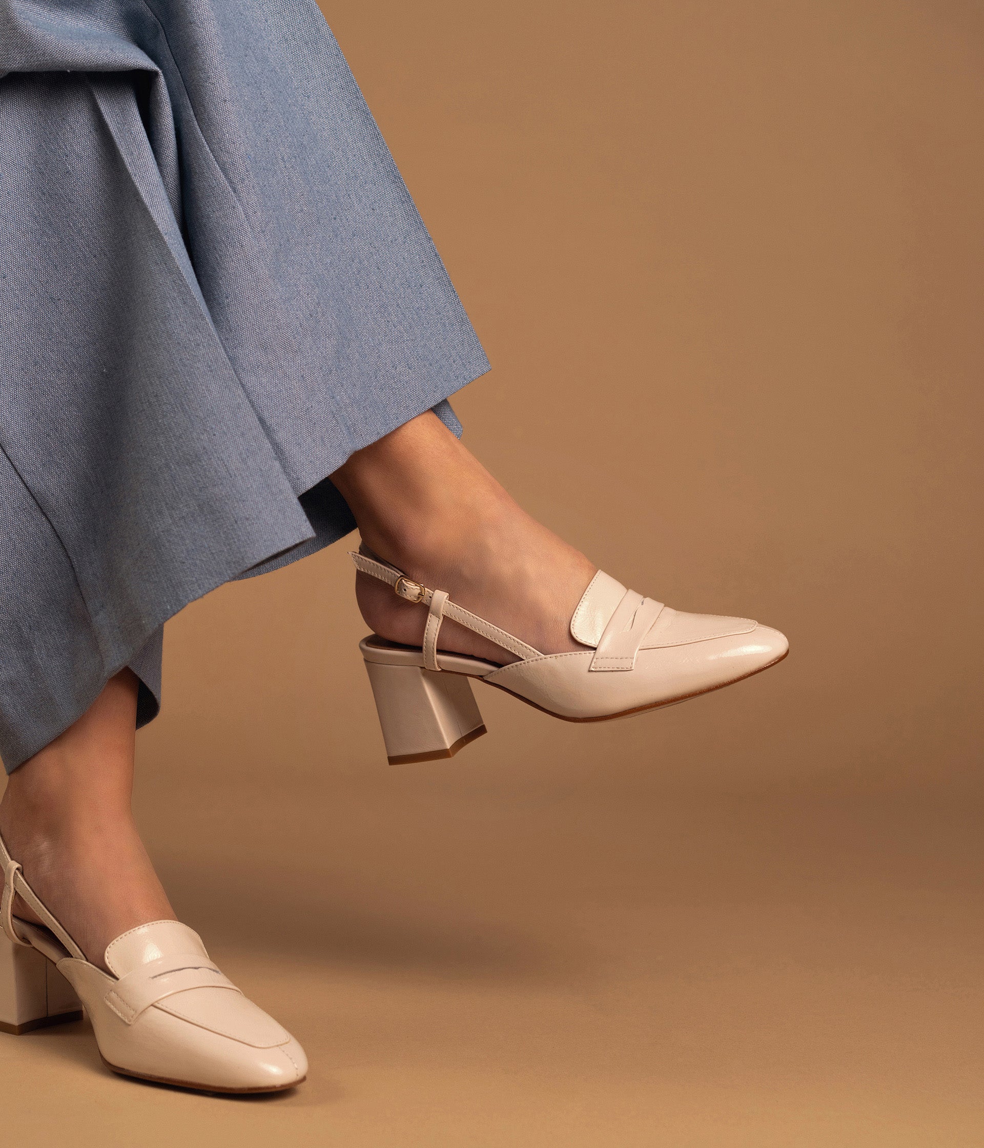 SLINGBACK DORINE ECRU