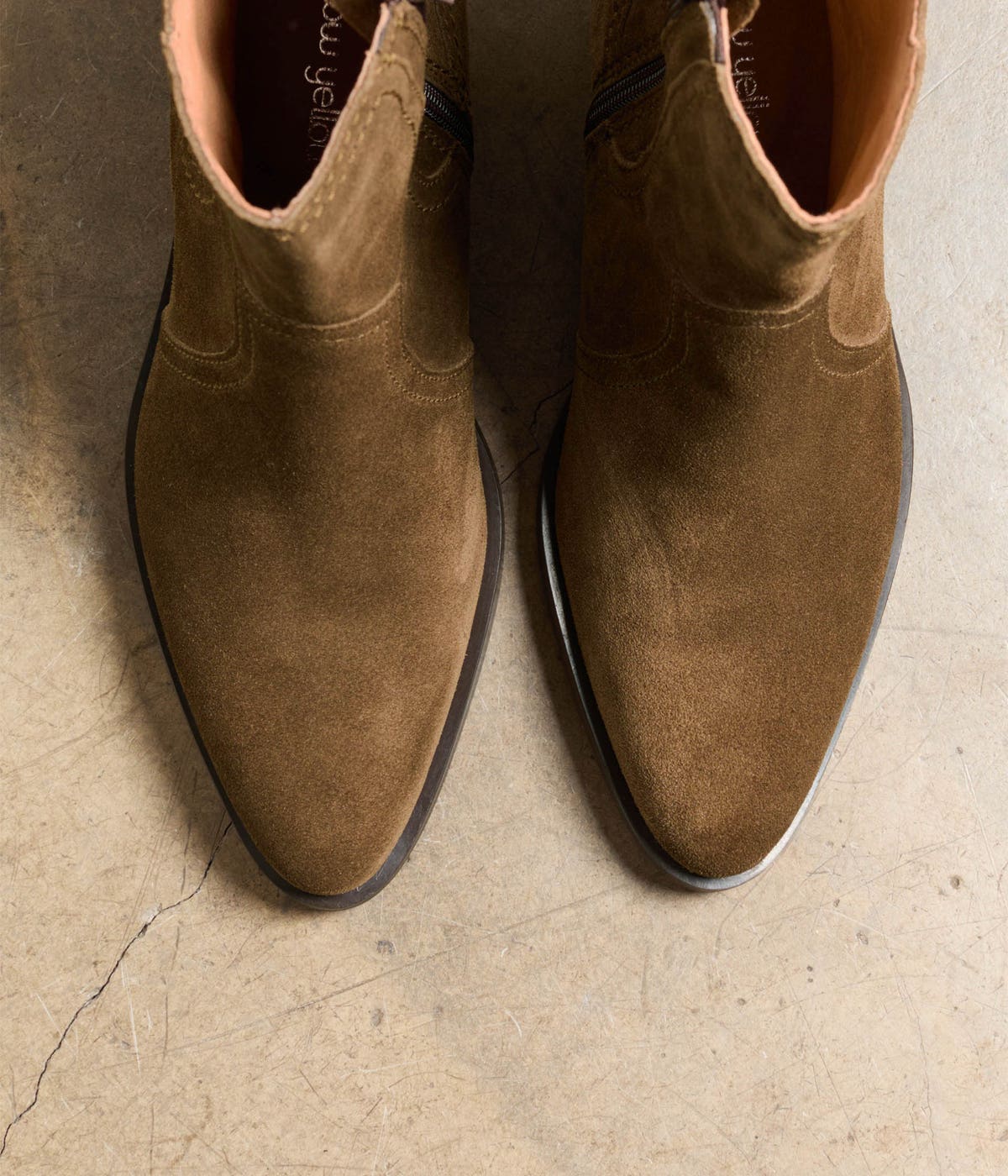 BOOTS À TALON DALLAS TAUPE