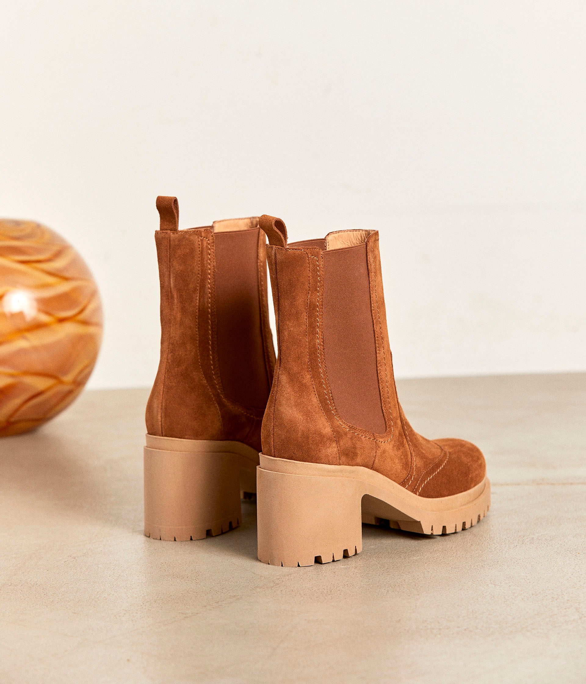 BOOTS LILIANE COGNAC
