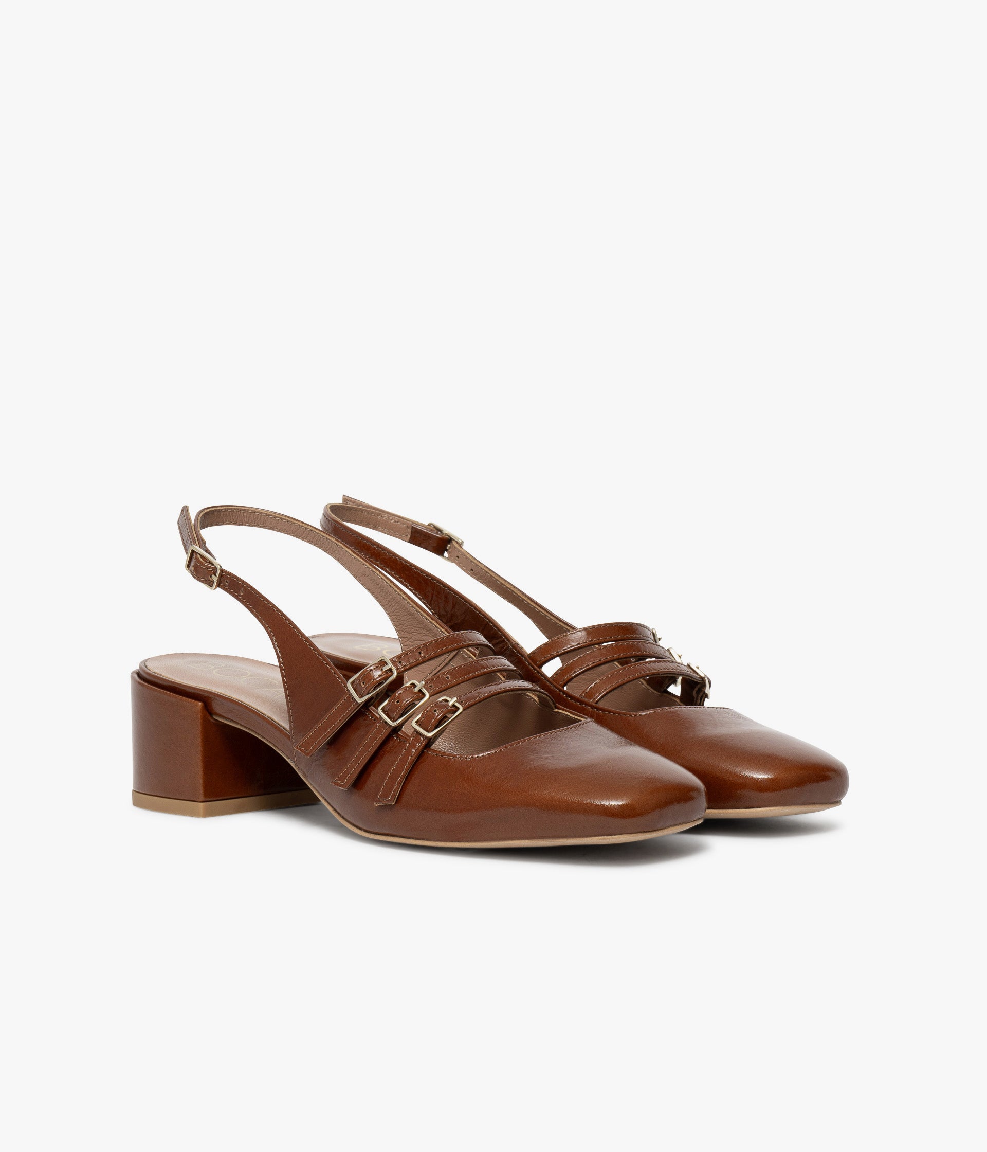 SLINGBACK DEMI CAMEL