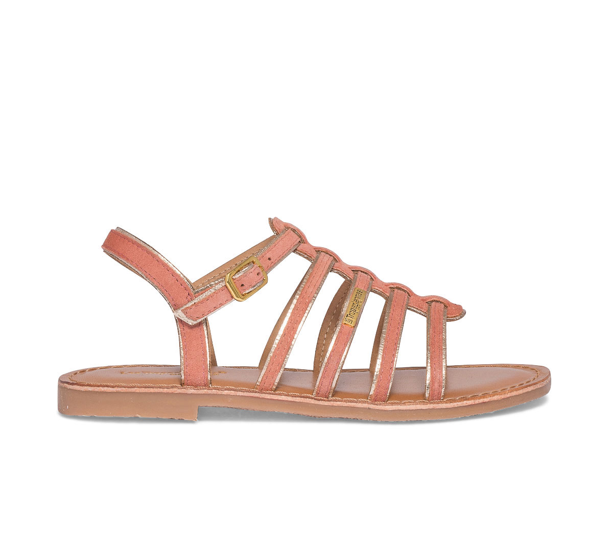 Sandale fille LES TROPÉZIENNES corail
