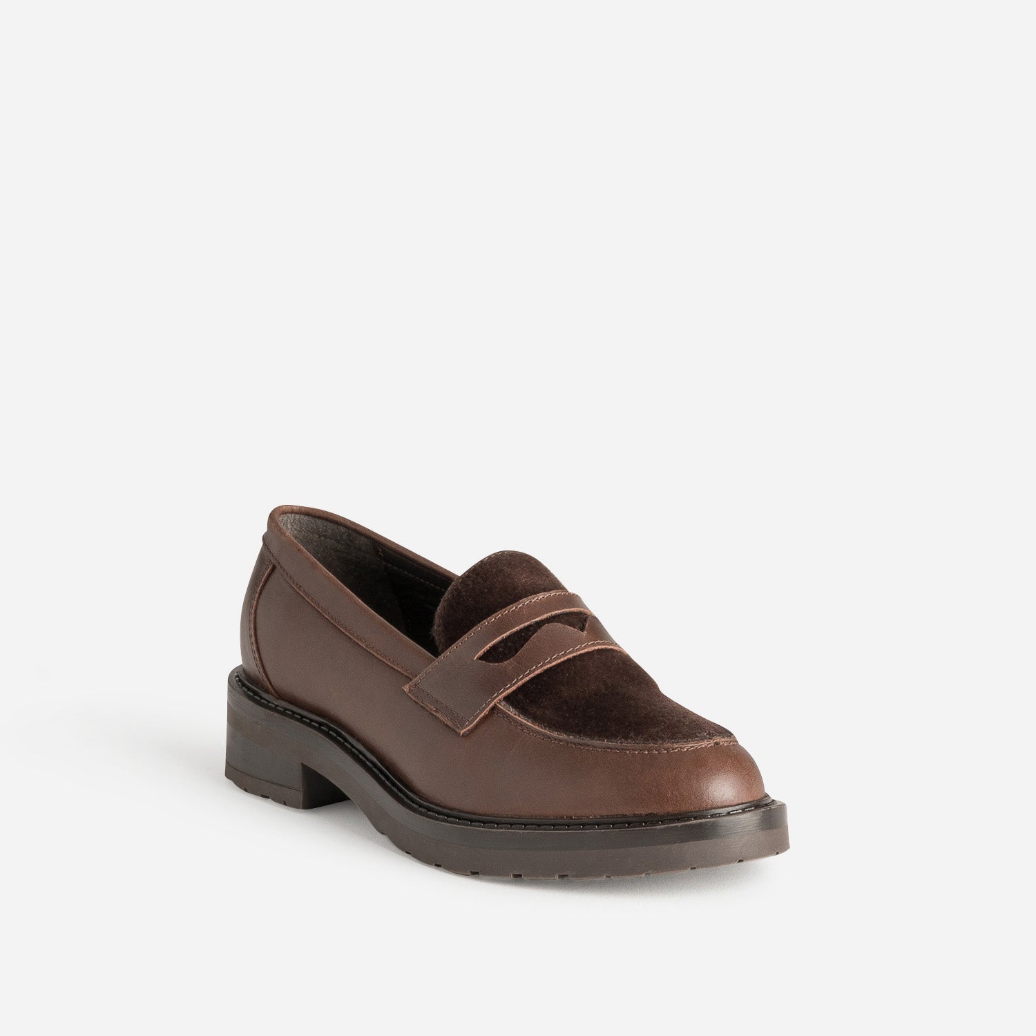 MOCASSIN GALLY CHOCOLAT